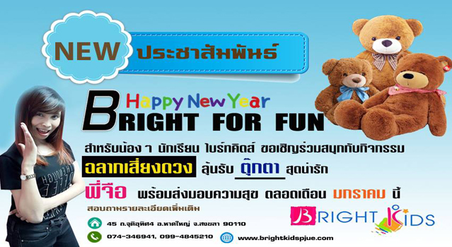 Bright for fun Happy new year 2017